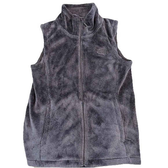 The North Face Jackets & Blazers - The North Face Womens M Fleece Vest Purple Full Zip Sherpa Outdoor Jacket